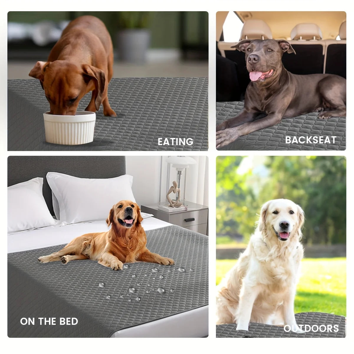 Waterproof dog bed cover for beds sofas and furniture