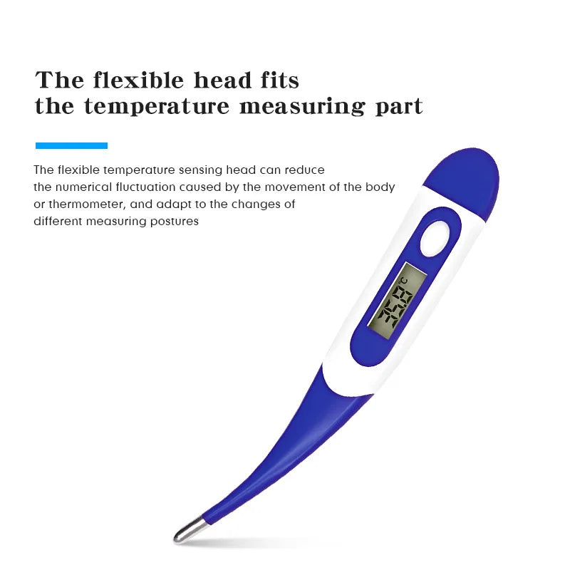 Soft Tip Waterproof Digital Thermometer