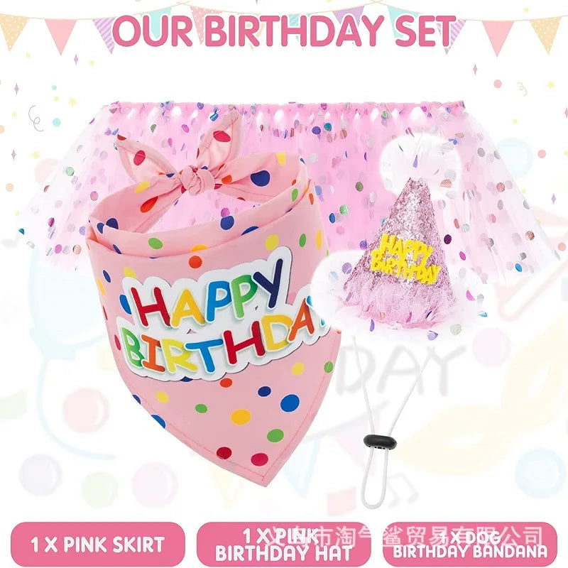 Girl Dog Birthday Set - Celebrate in Style!