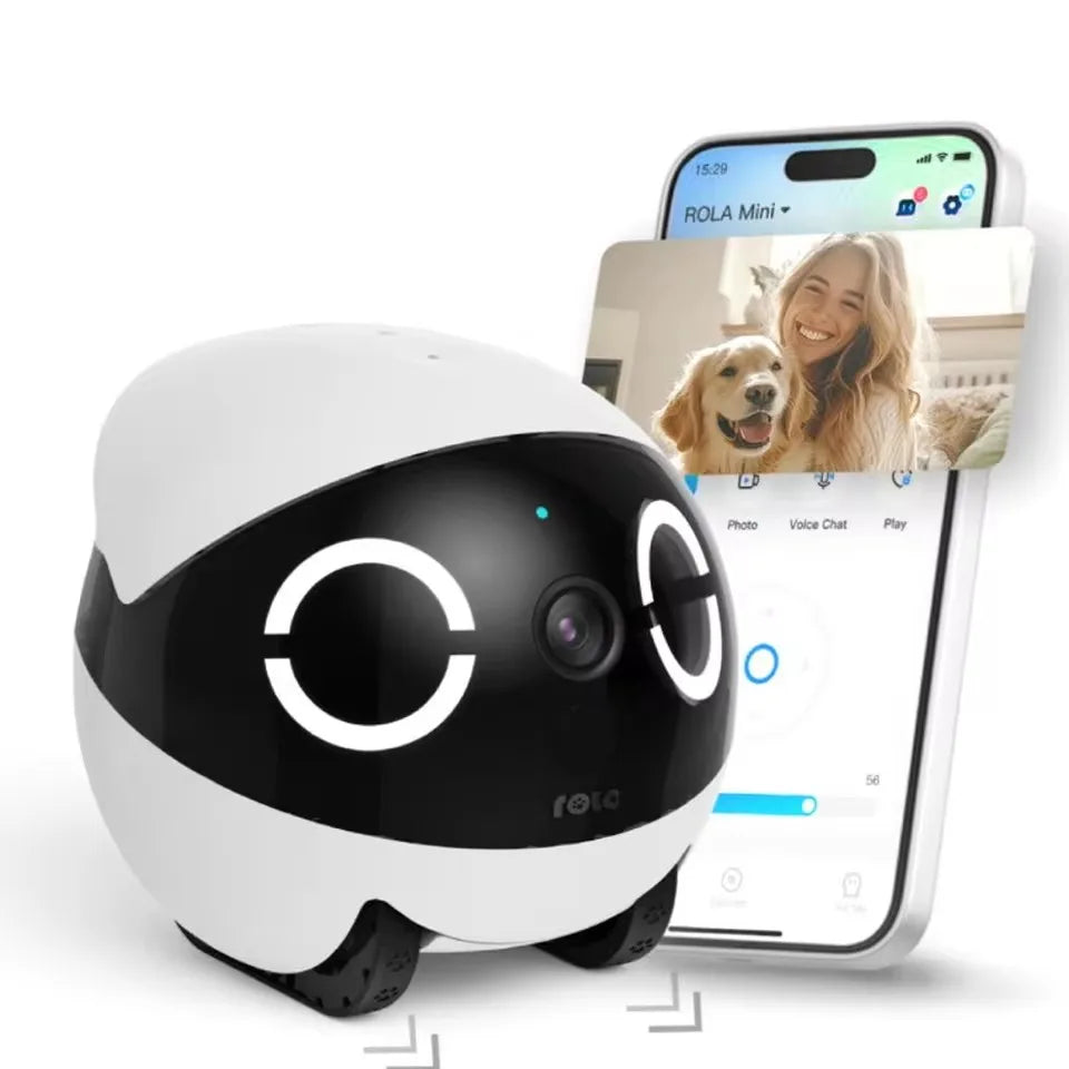 Mini Pet Companion Robot with 2K Camera