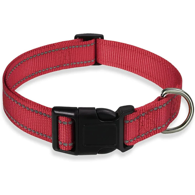 Dog Collar Strap With Adjustable Safety Nylon