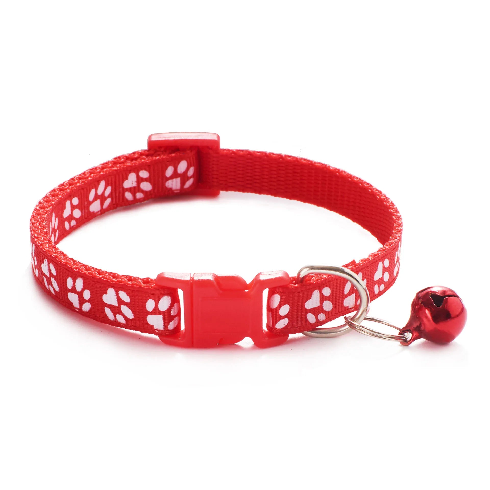 Colourful Cartoon Cat Collar with Bell
