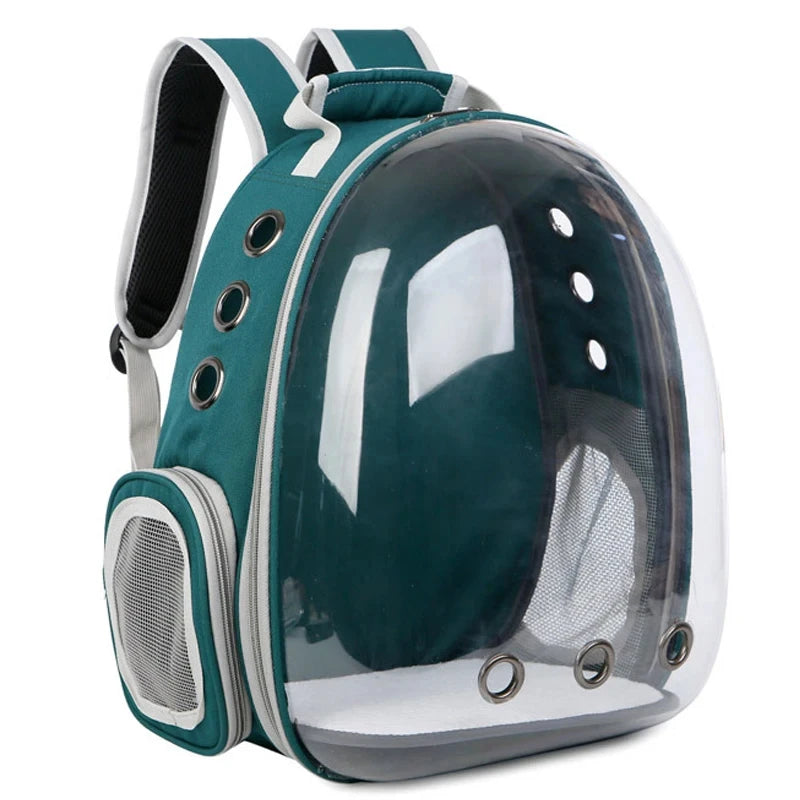 Pet Transparent Carrier Capsule Design Backpack