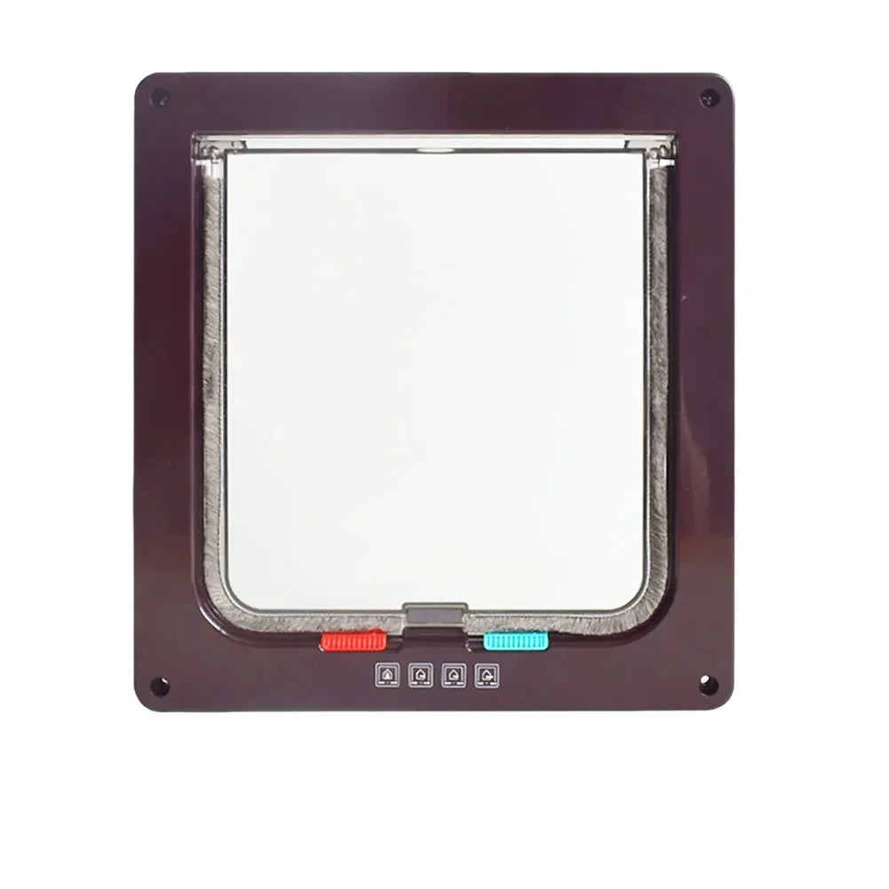 Pet Flap Door with 4 Way Security Lock