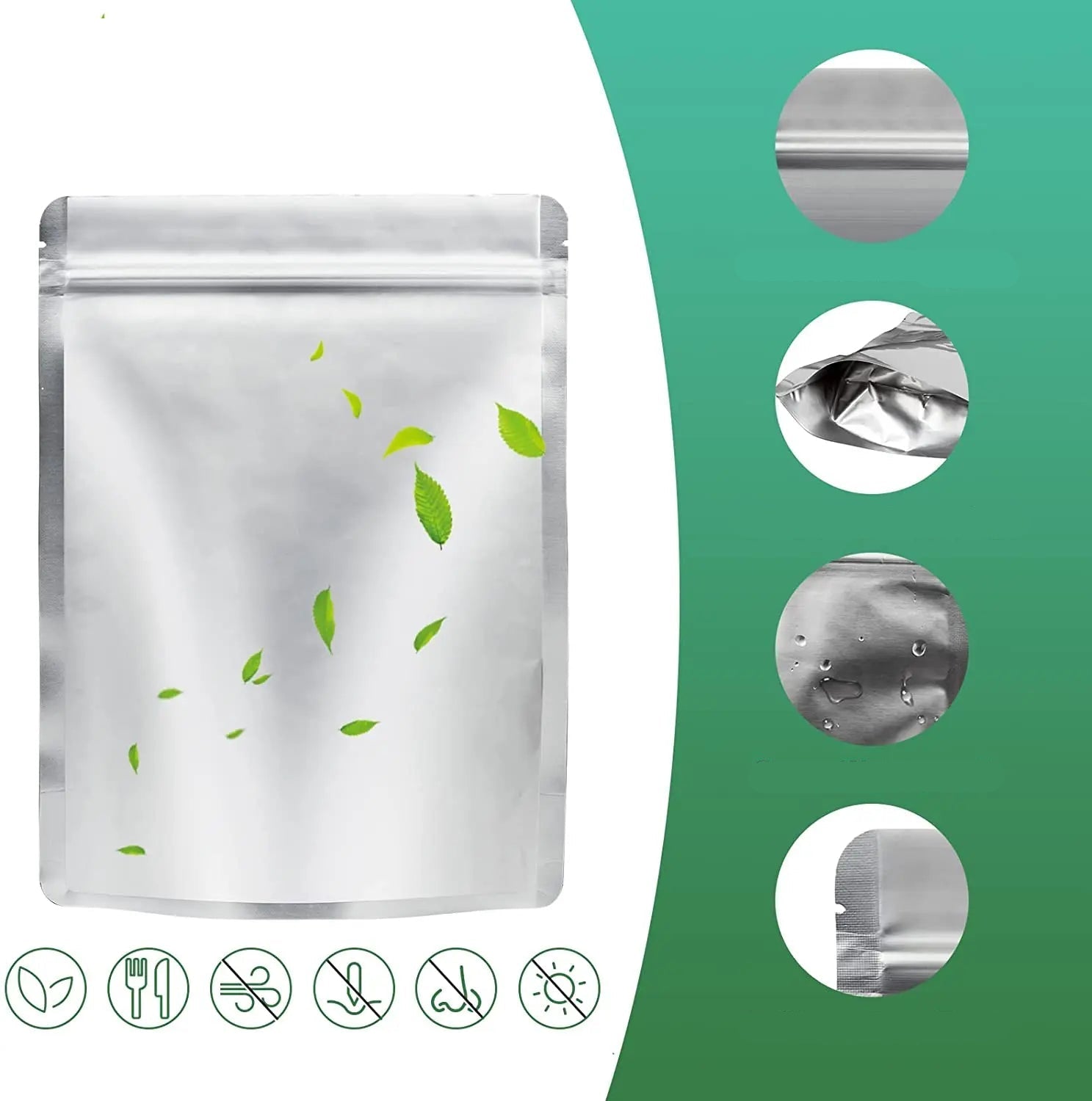 Food Storage Bags with Oxygen Absorbers