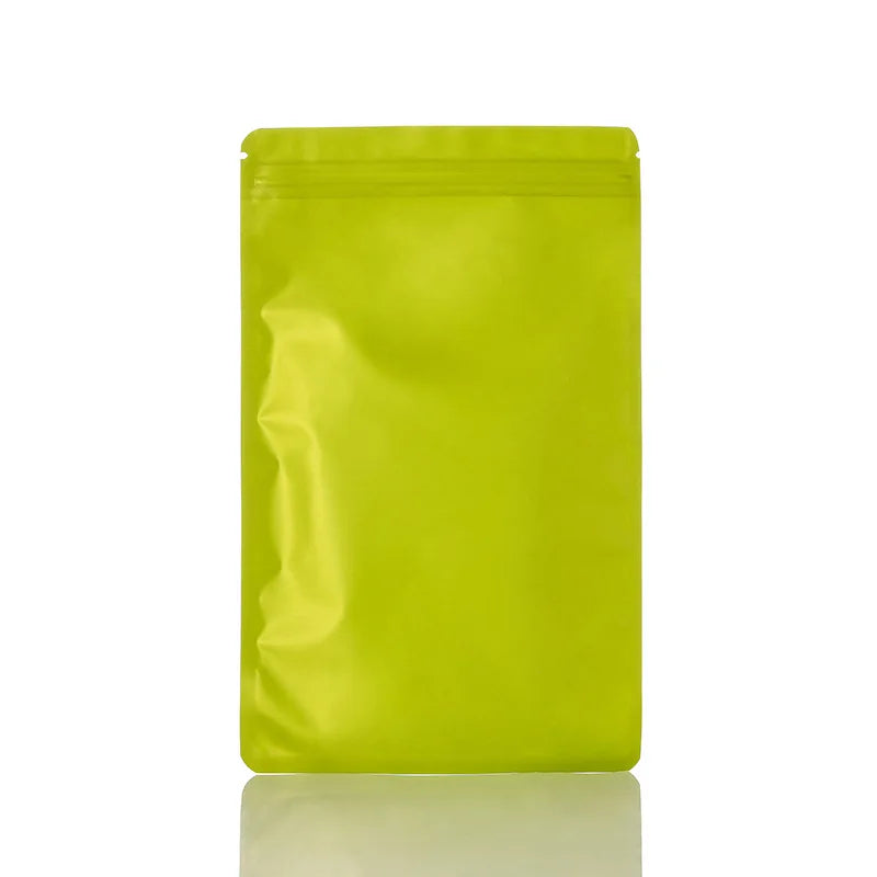 Double-Sided Metallic Flat Zip Bags