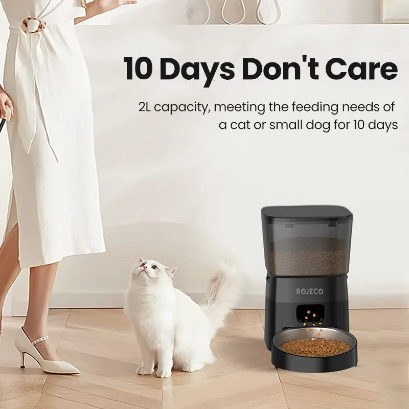 Smart Pet Feeder with Button Control
