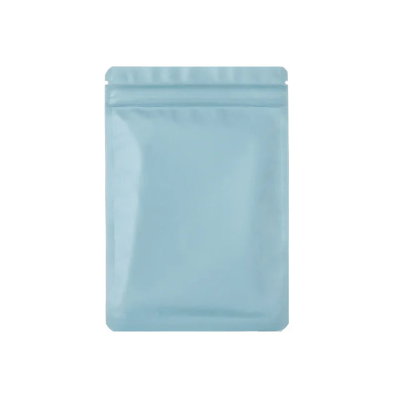 Double-Sided Metallic Flat Zip Bags