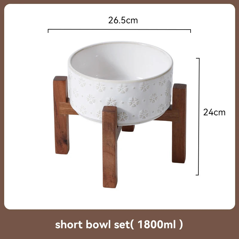 Elevated Dog Feeding Bowl Set