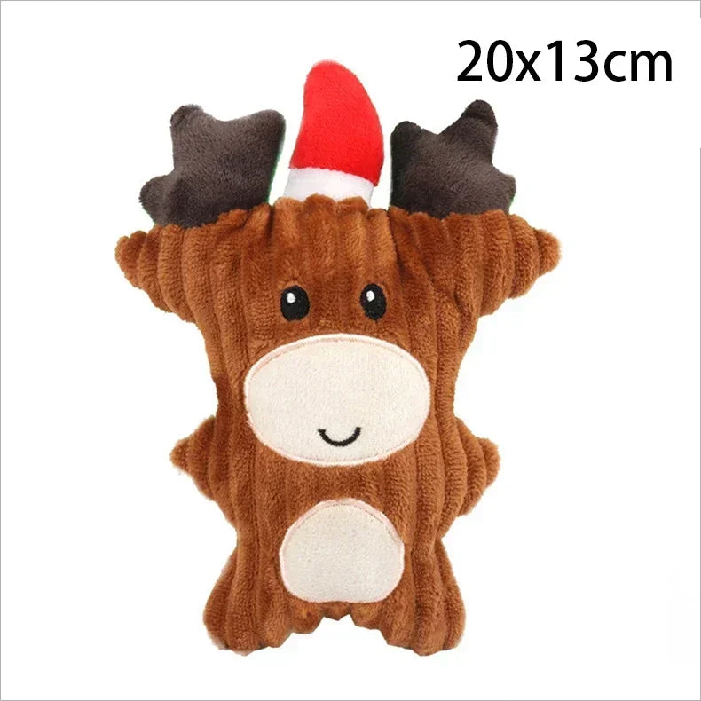 Christmas Plush Chew Toys for Pets