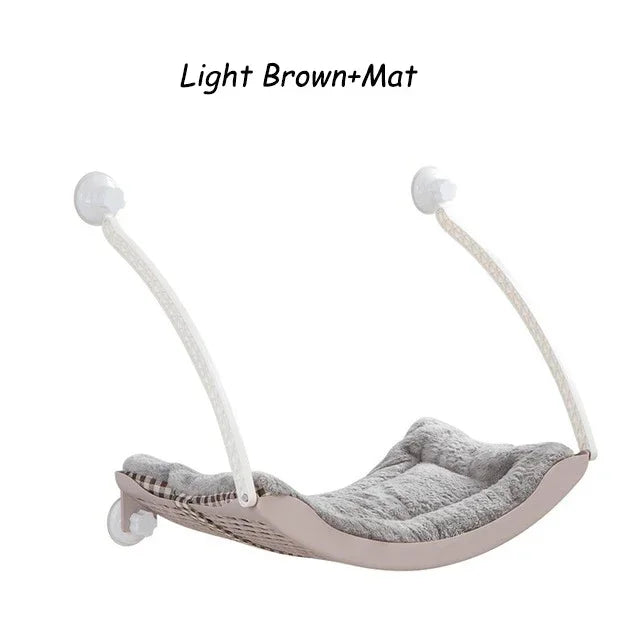 Cat Window Hammock with Fleece Cushion