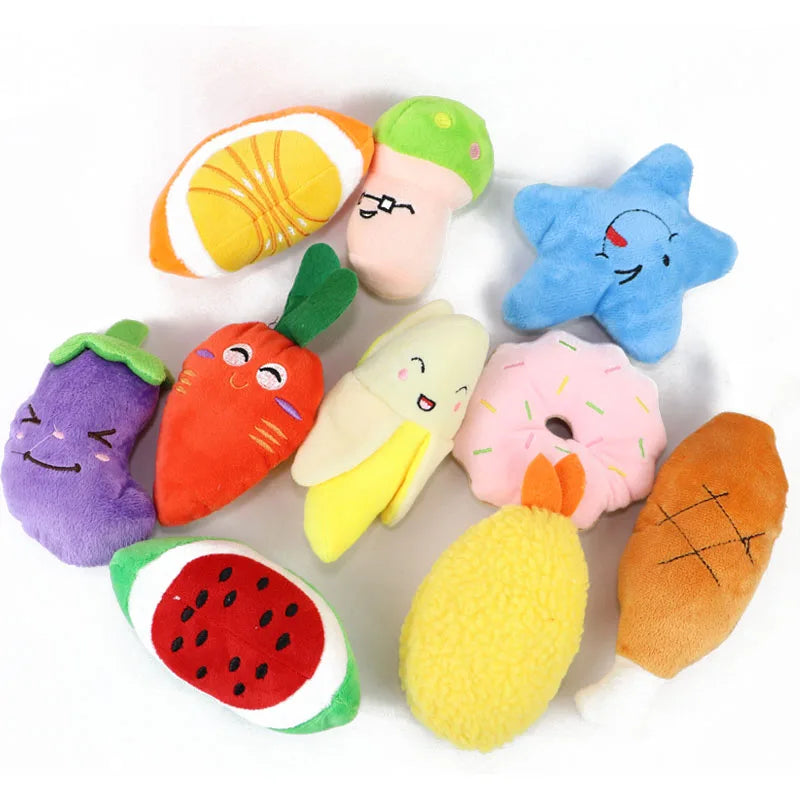 Non-Toxic Dog Squeaky Plush Toys