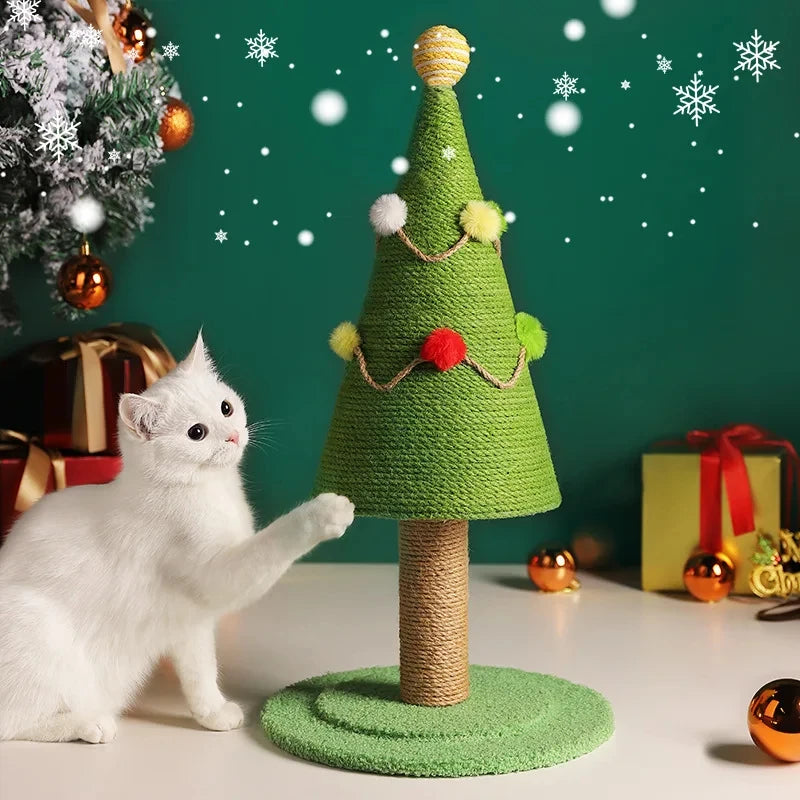 Christmas Tree Inspired Cat Climbing Rack