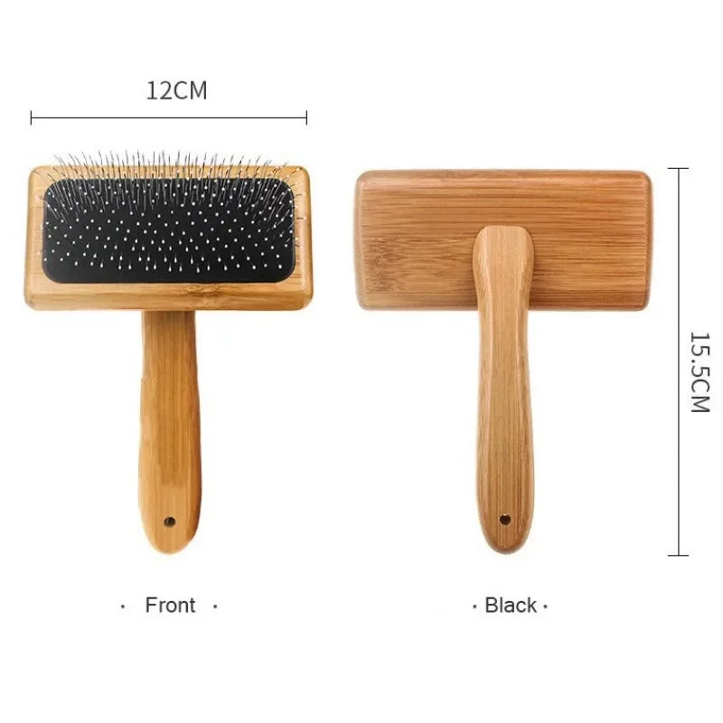 Wooden Pet Grooming Comb