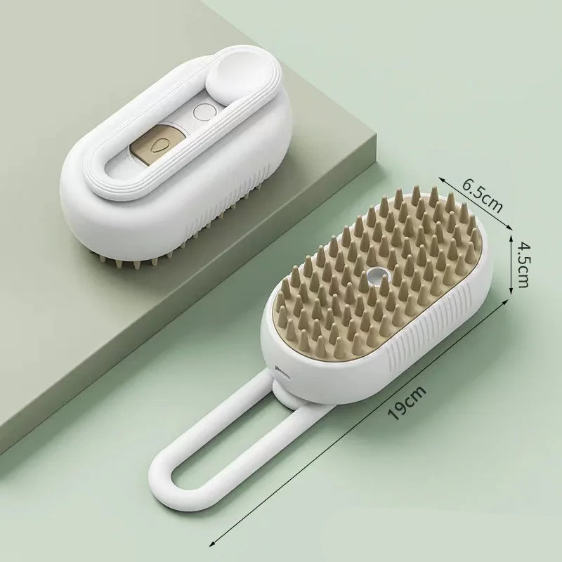 Pet Steam Grooming Brush