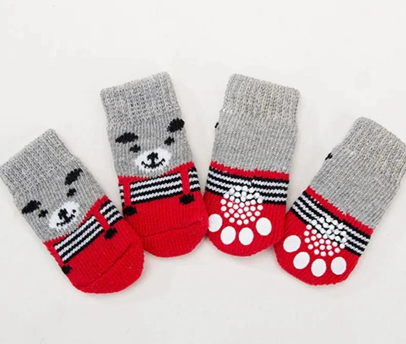 Paw Printed Anti-slip Dog Socks