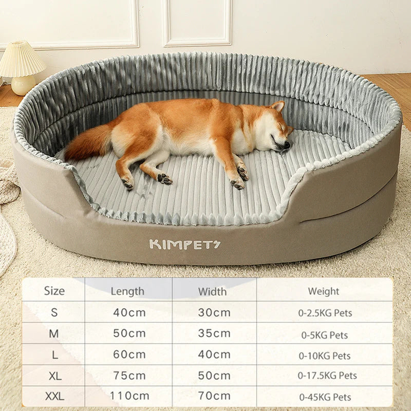 Luxury Coral Fleece Pet Bed