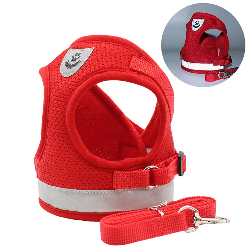 Pet Vest Harness With Leash