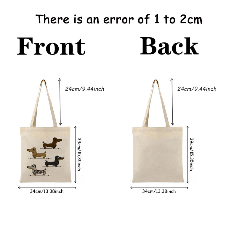 Dachshund Shoulder Tote Bag