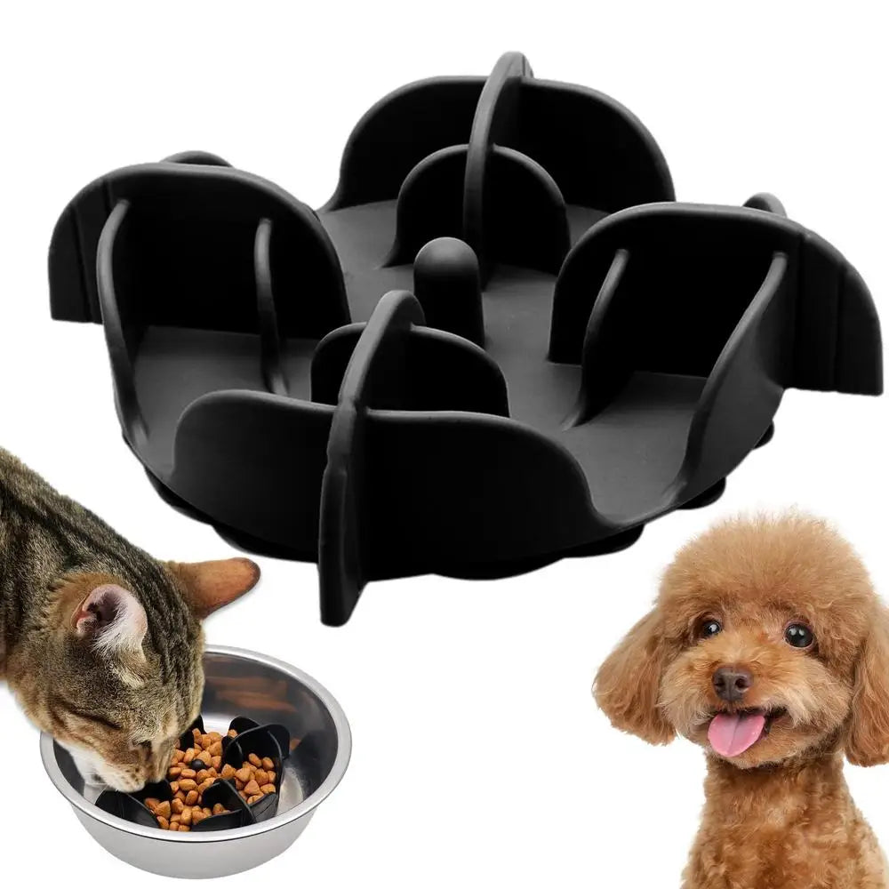 Pet Slow Feeder Silicone Bowl