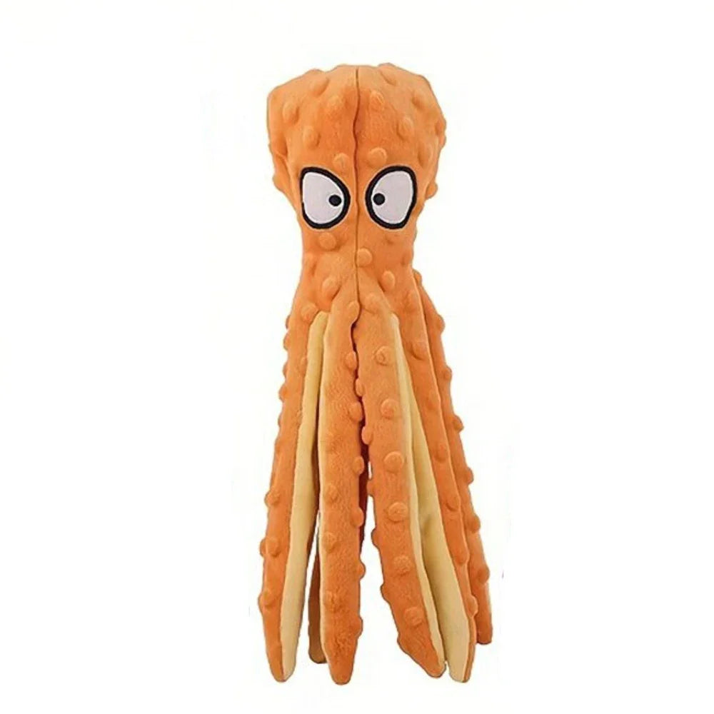 Octopus Plush Dog Toy