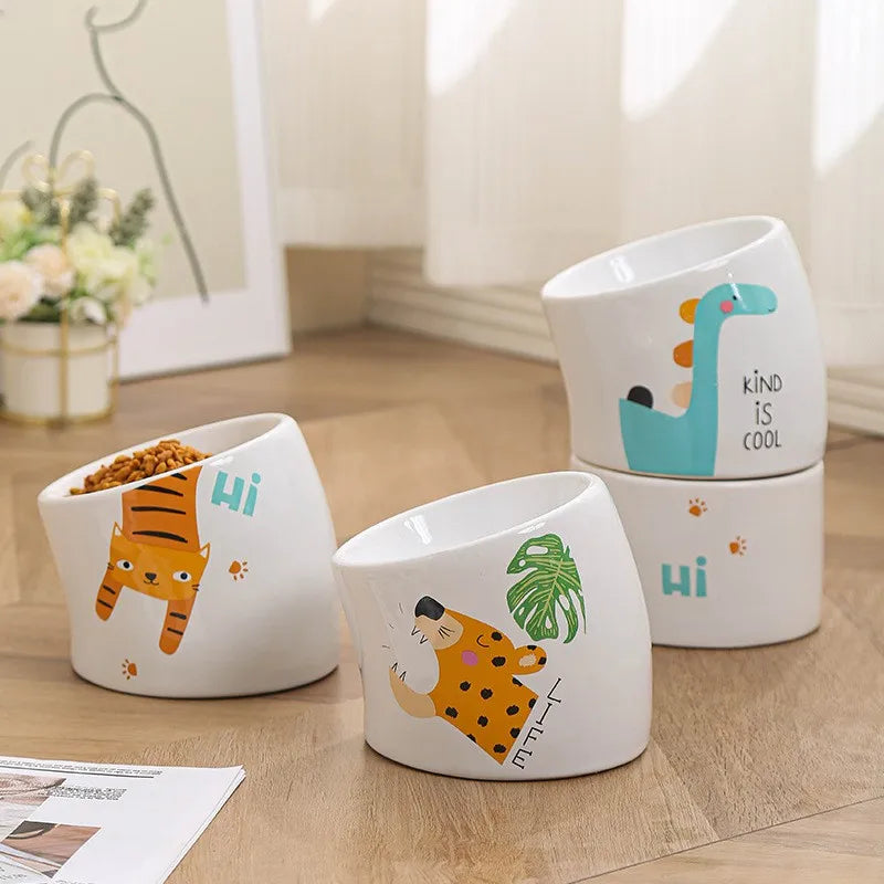 Anti Flip Resistant Dual Bowl for Cats And Dogs