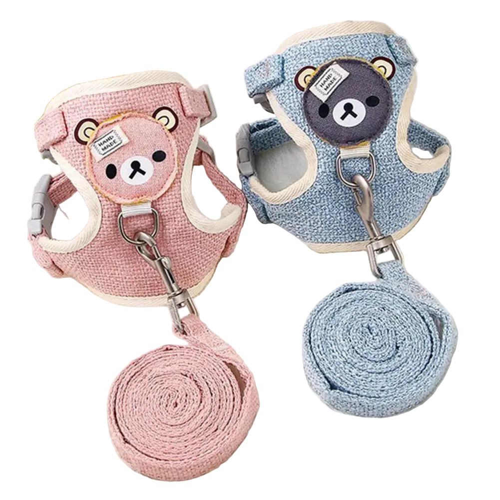 Adjustable Pet Harness and Leash Set