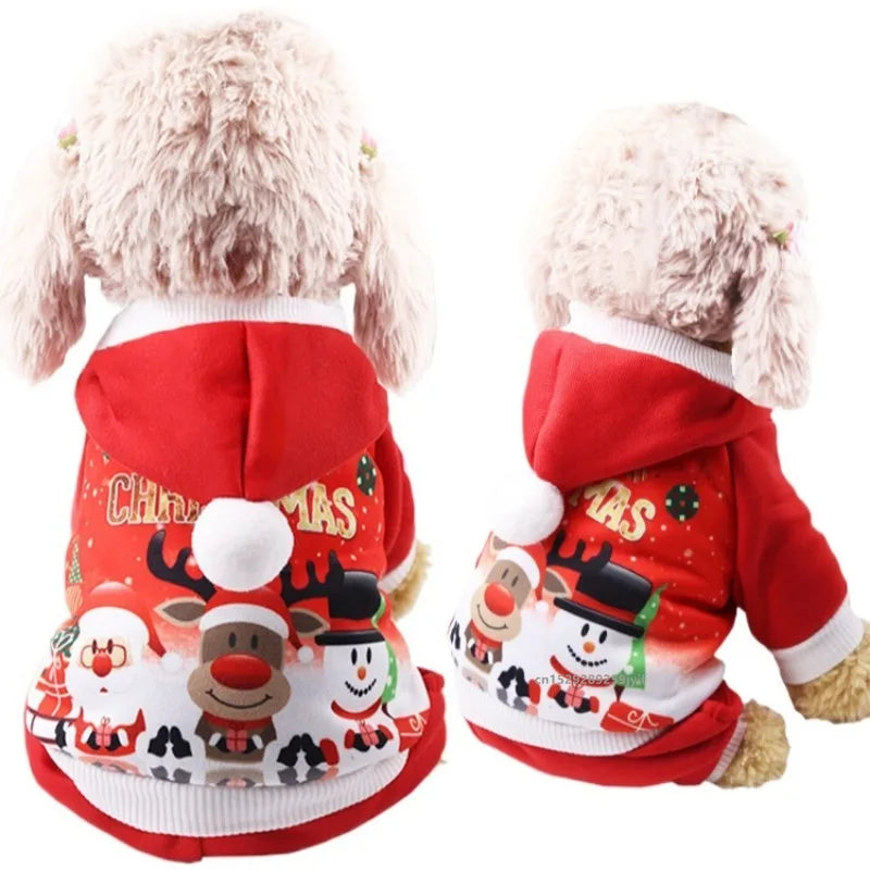 Christmas Santa Costume for Dogs and Cats