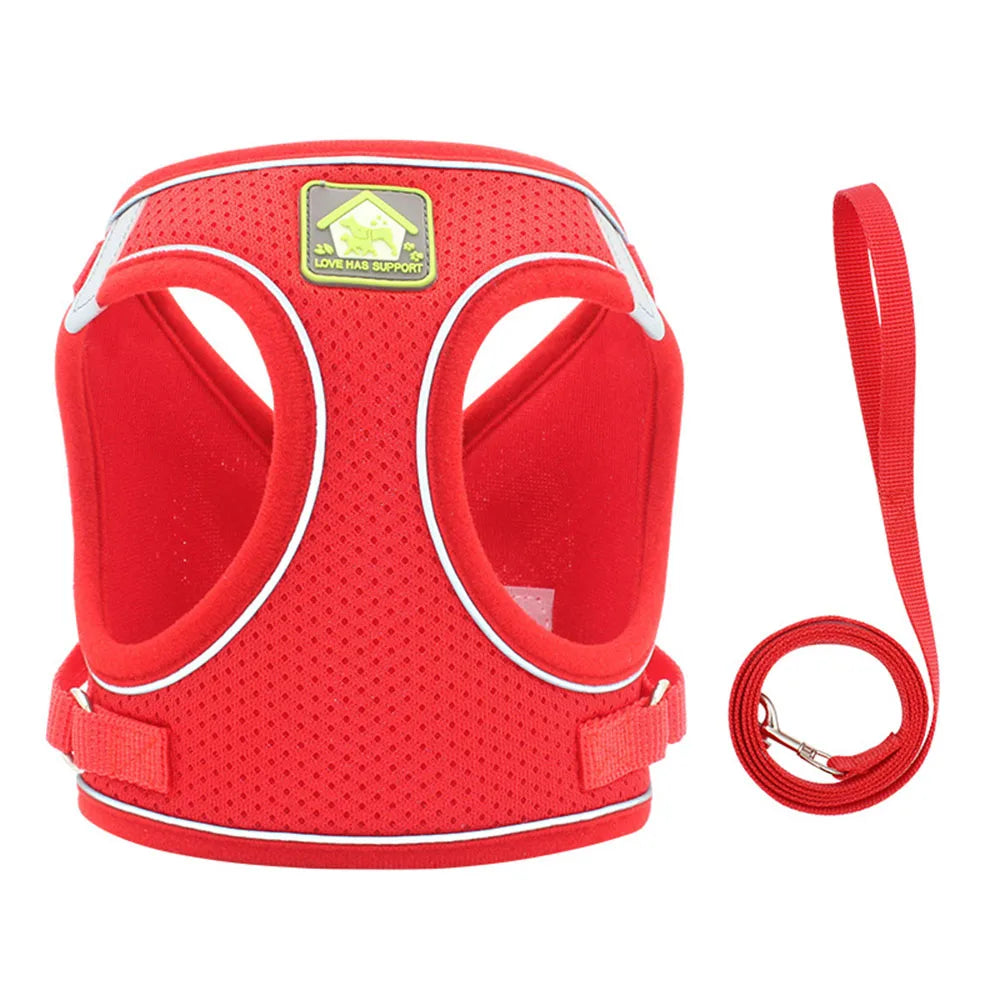 Pet Vest Harness With Leash