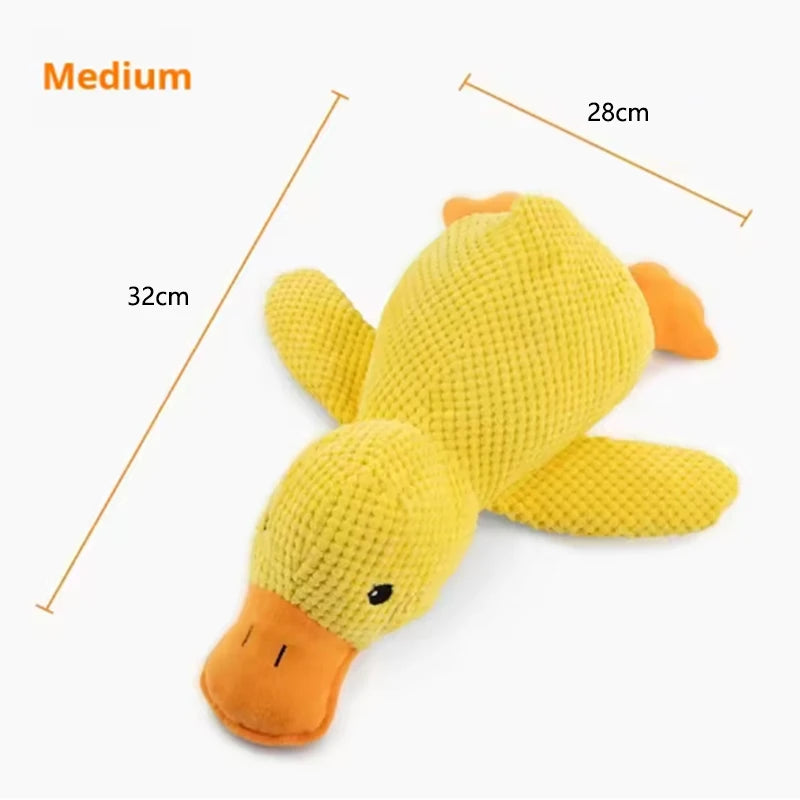 Yellow Duck Boredom-Relief Dog Toy