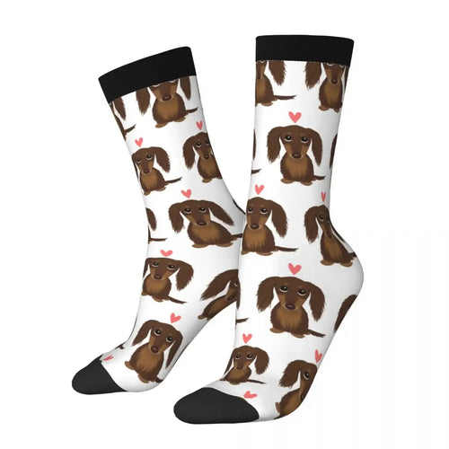Super Soft Dachshund Printed Stockings available from RPBA Shop