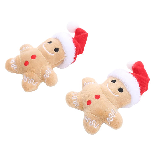 Gingerbread Wearing a Christmas Hat Interactive Toy, part of the RPBA Shop range for cats