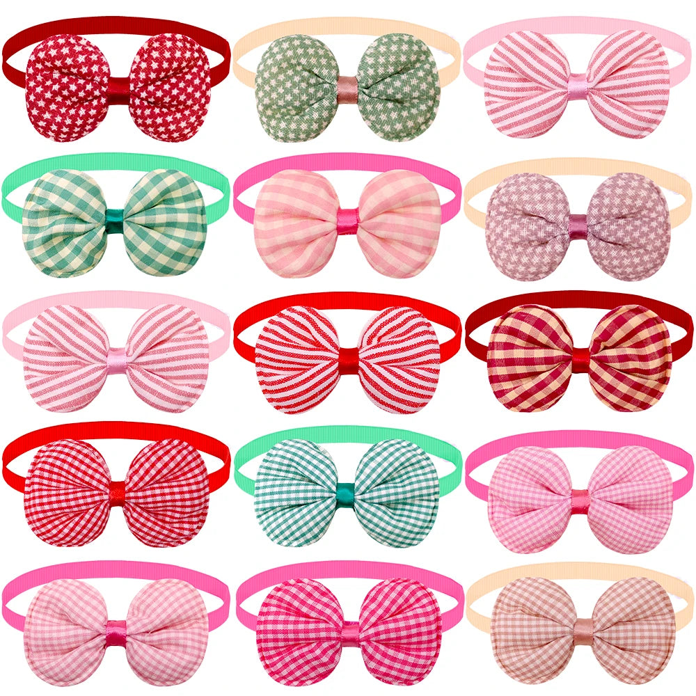 10pcs Bow Tie Dog Collar