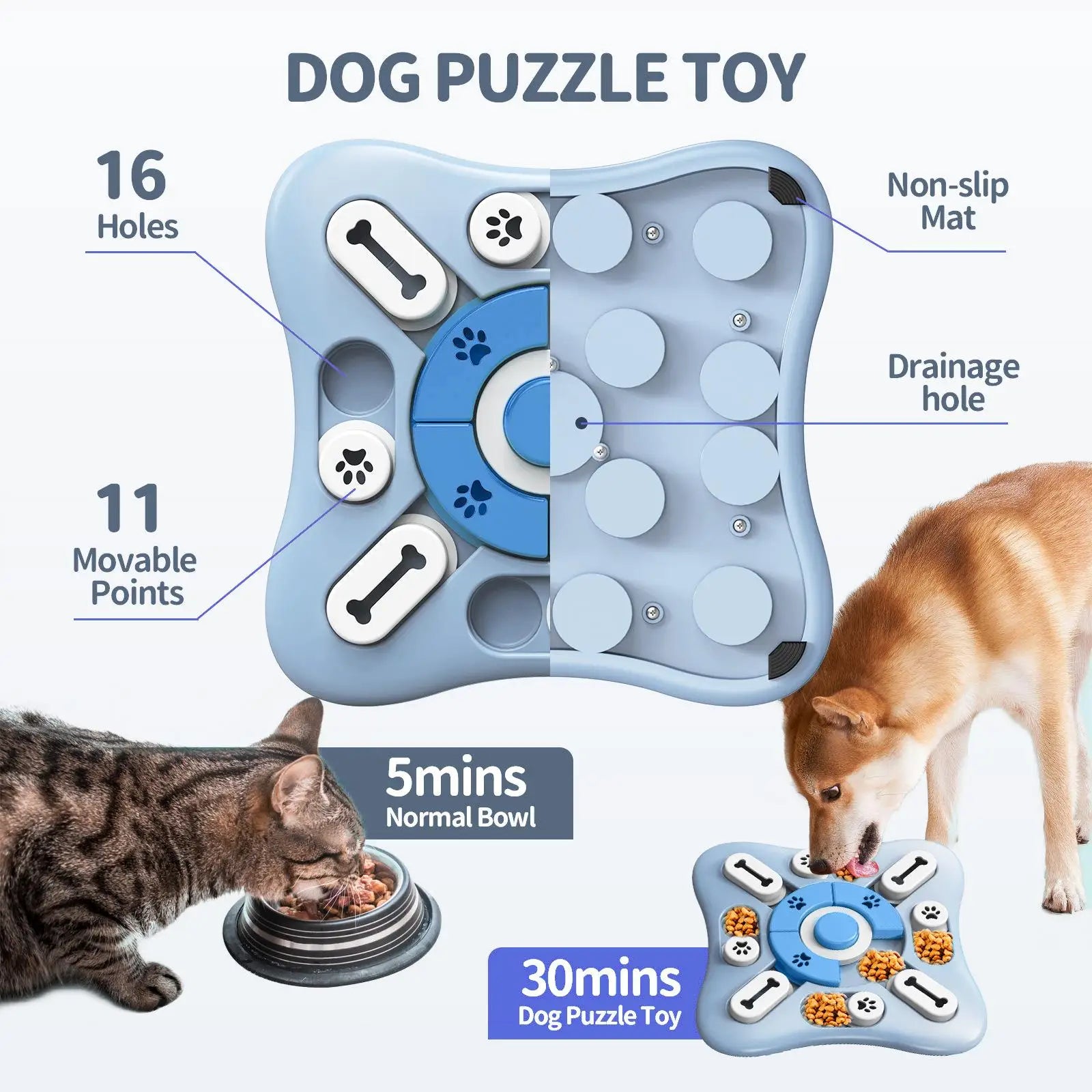 Dog Enrichment Slow Feeder Toy