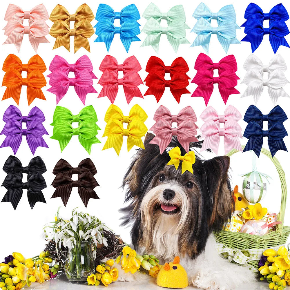 10pcs Handmade Dog Hair Clips