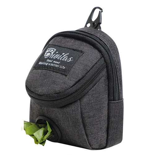 green poop bag holder in a white background