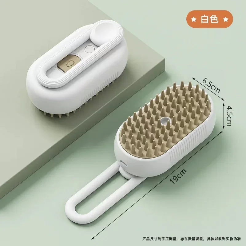 Pet Steam Brush 3 in 1 in white