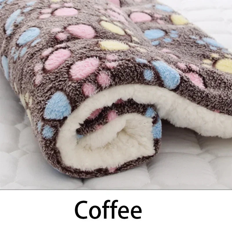 Washable Soft Fleece Pet Bed Blanket