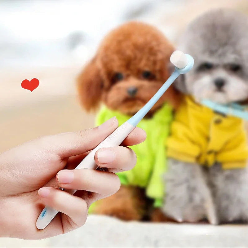 2pcs Gentle Soft Pet Toothbrush