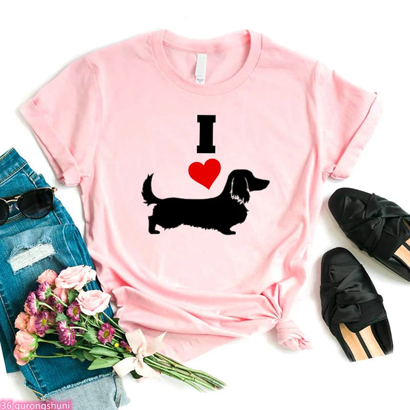 Dachshund Dog Mom T-Shirt