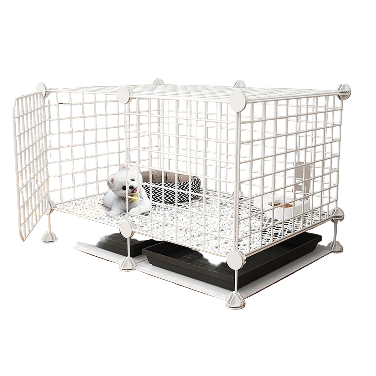 Indoor Pet Cage with Toilet for Small Pets