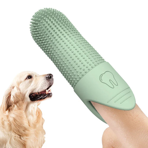 Food Grade Silicone Pet Finger Toothbrush