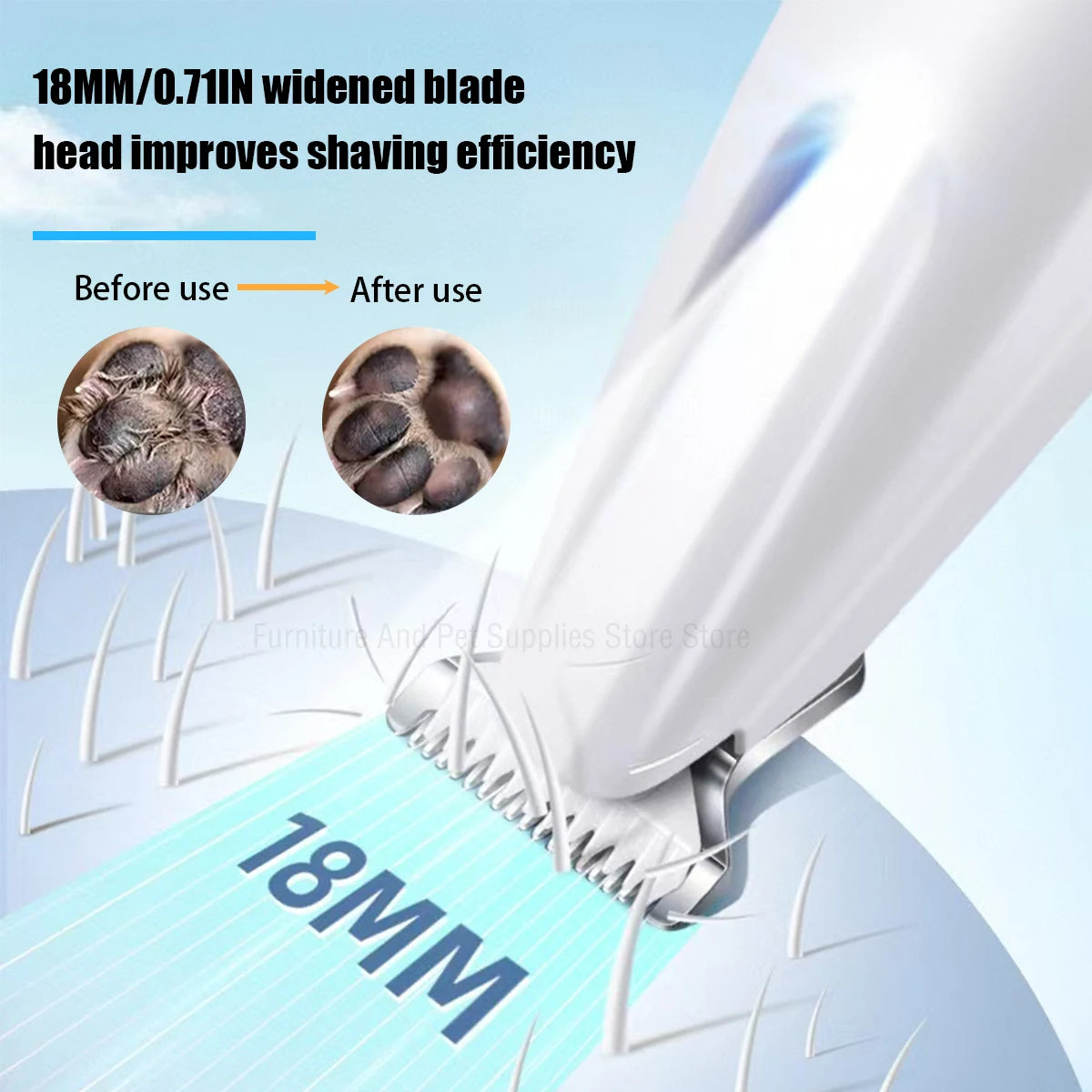 New Pet Paw Trimmer with LED Light