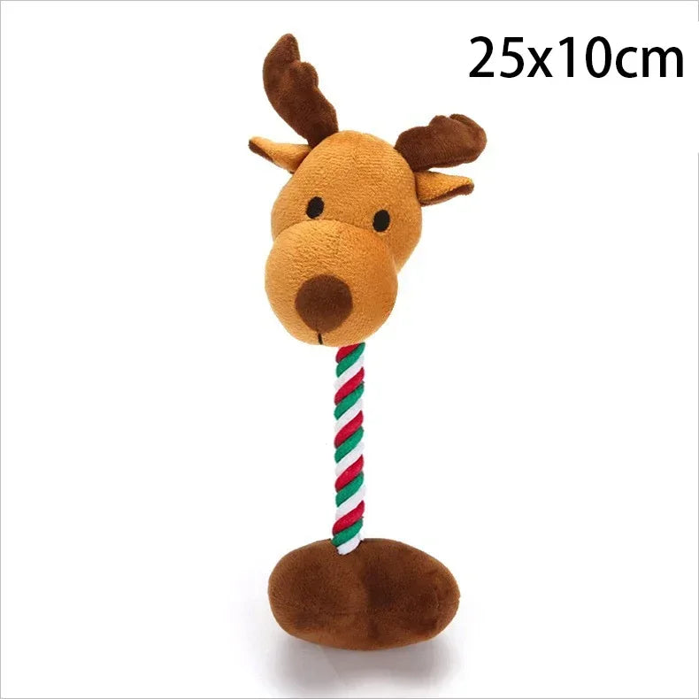 Christmas Plush Chew Toys for Pets