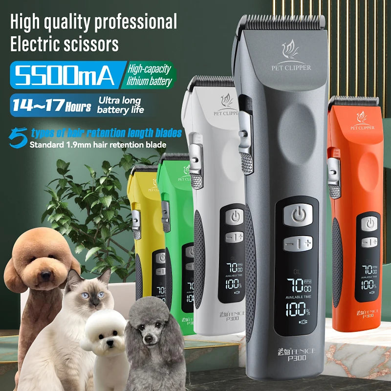 Cordless Pet Grooming Clipper