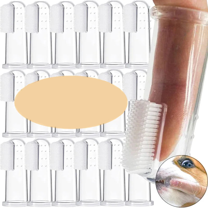 Soft Silicone Pet Finger Toothbrush