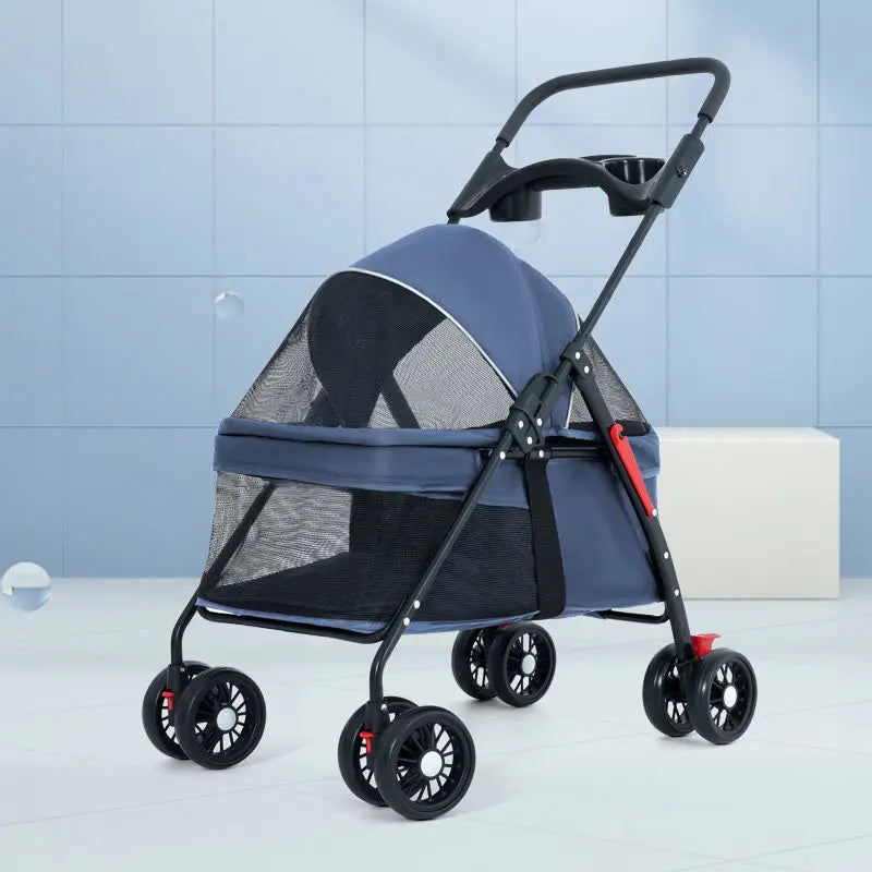 Foldable Detachable Dog Trolley