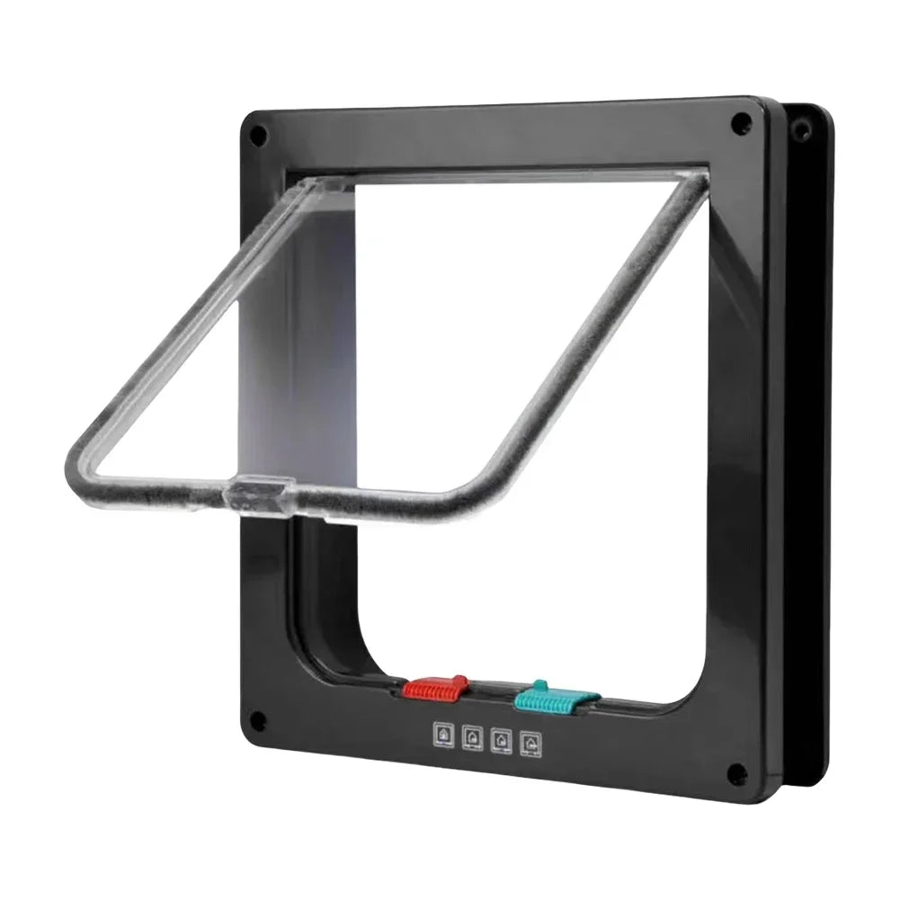 Pet Flap Door with 4 Way Security Lock