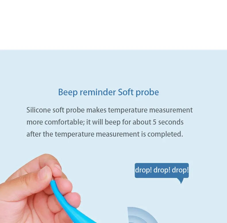 Mercury-Free Digital Thermometer for Pets