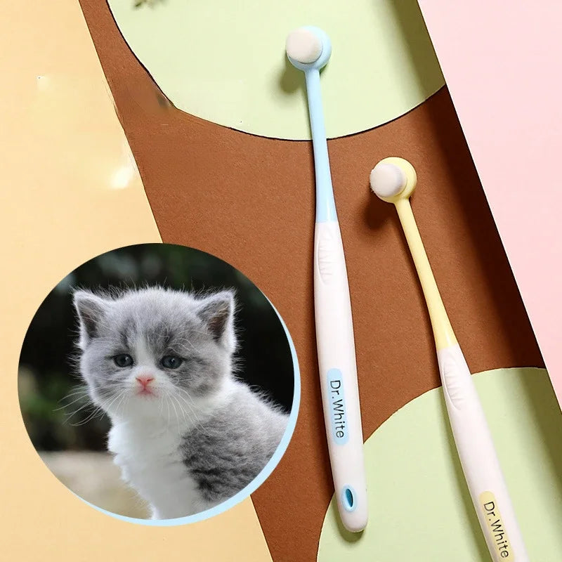 2pcs Gentle Soft Pet Toothbrush